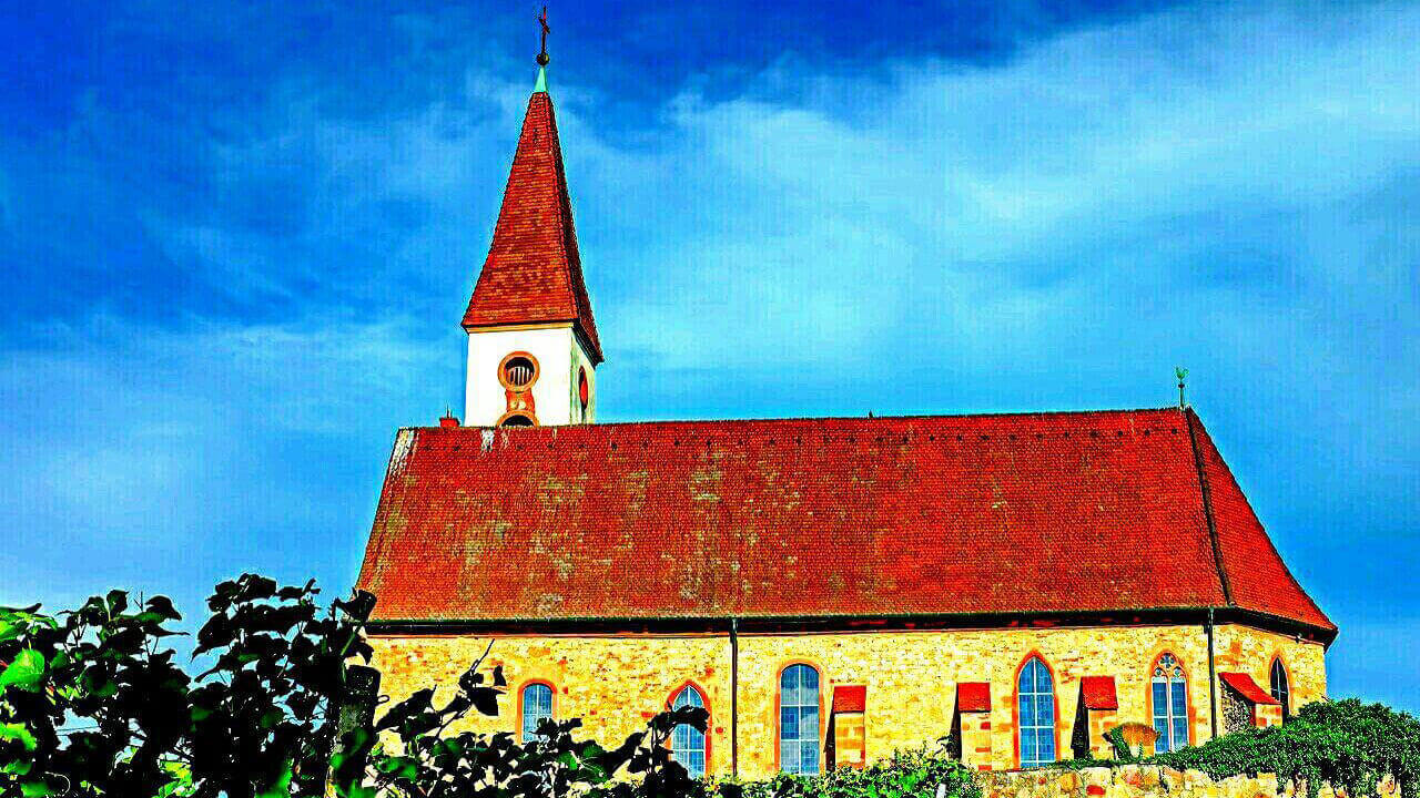 church, house, lighting, bright day, sunny day, outdoor