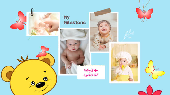 Make a collage on iPhone for various milestones