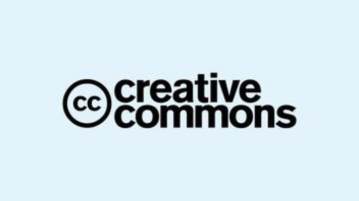 stock image of a Creative Commons (CC) license